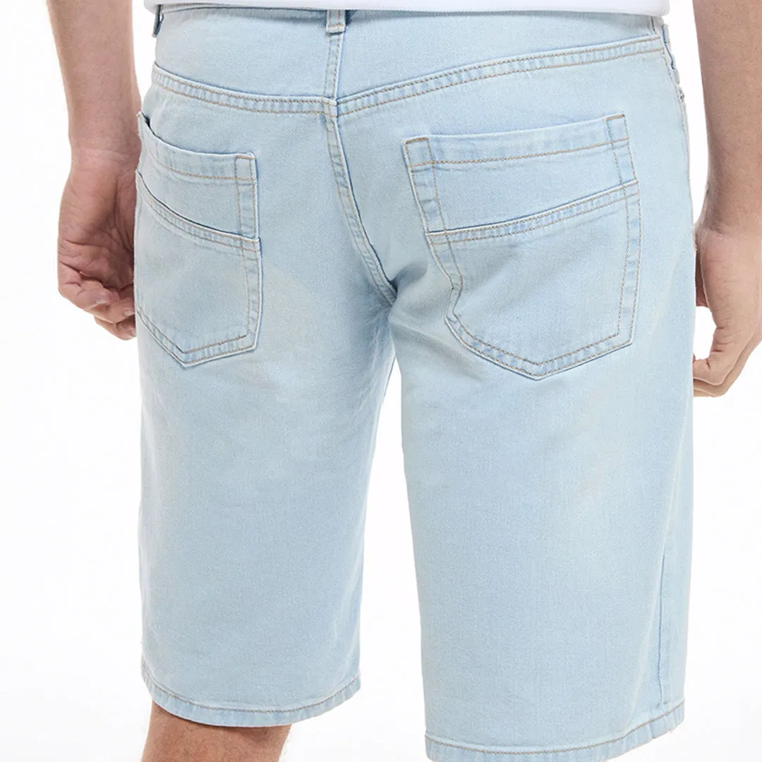 Light Wash Denim Shorts