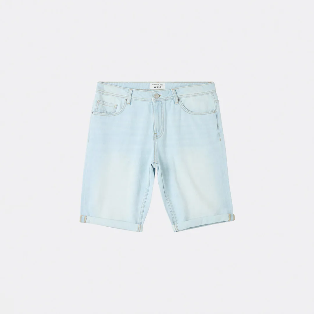 Light Wash Denim Shorts