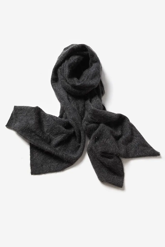 Luxe Fuzzy Brushed Cashmere Winter Scarf