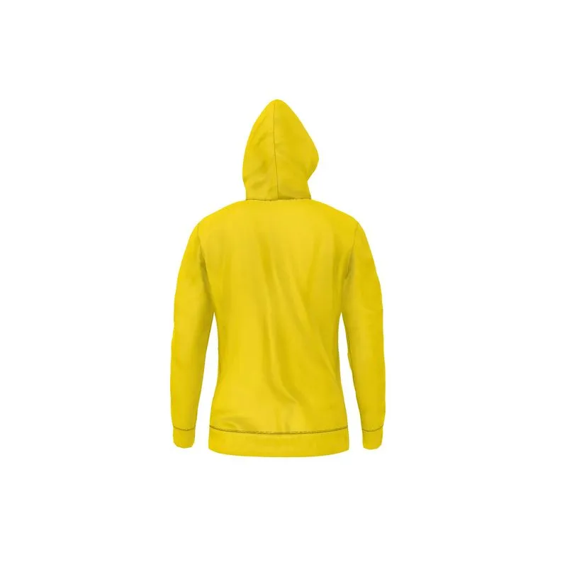 Luxury Zipper Friendly Yellow Hoodie