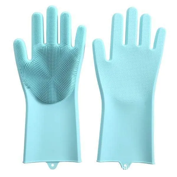 Magic dishwashing gloves