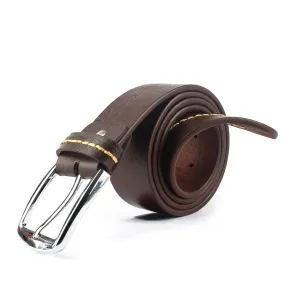 Men Leather Belt CB BELT BROWN