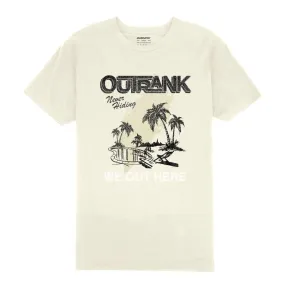 Mens Outrank Never Hiding T-Shirt (Vintage White)