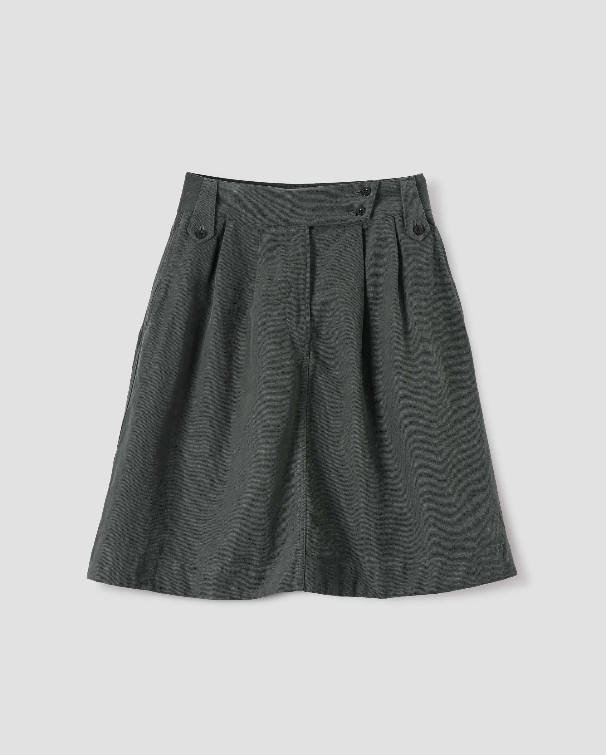 MHL UNIFORM SKIRT / DARK GREEN