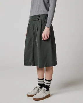 MHL UNIFORM SKIRT / DARK GREEN