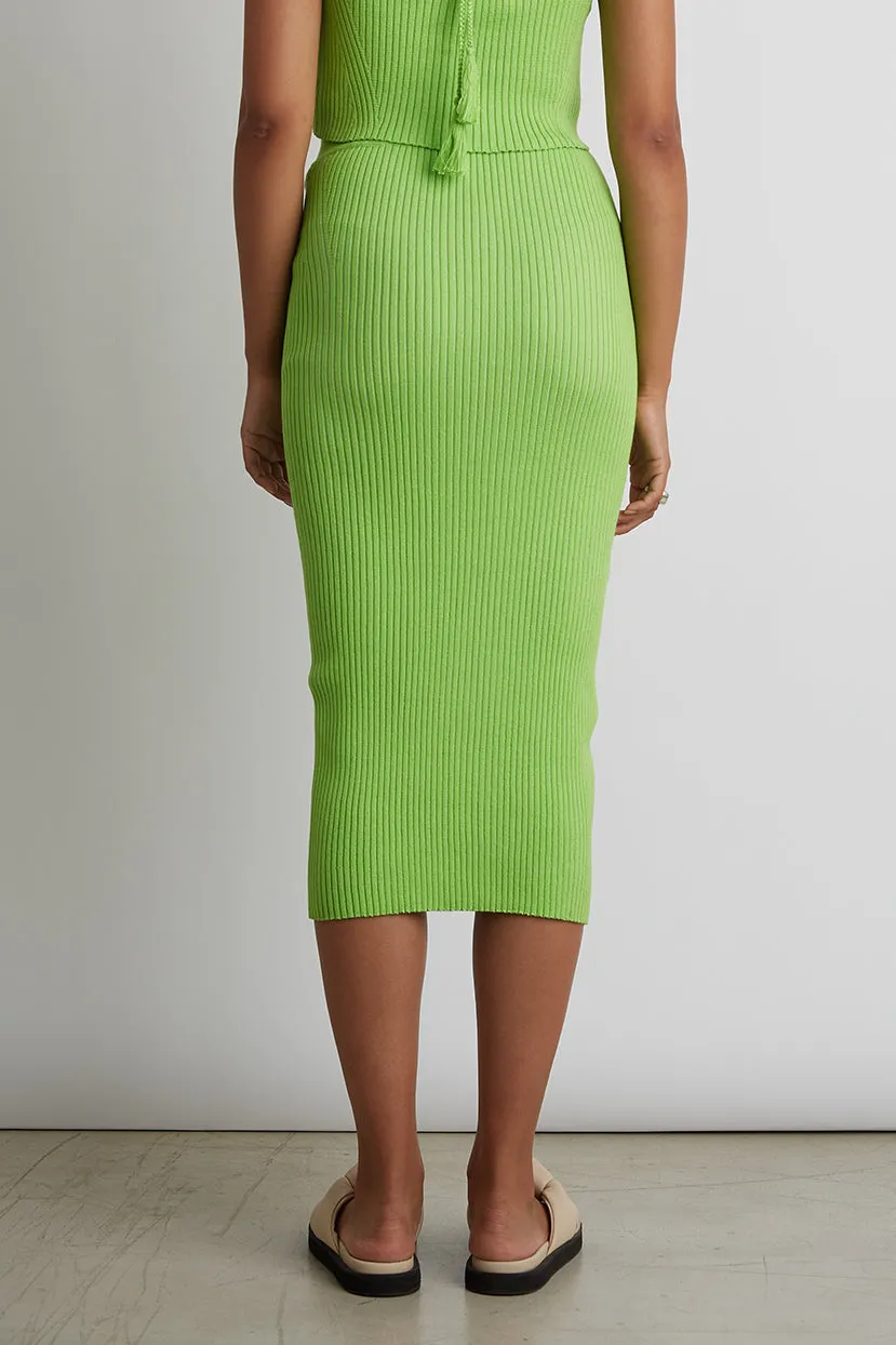 MIA TUBE SKIRT | LIME