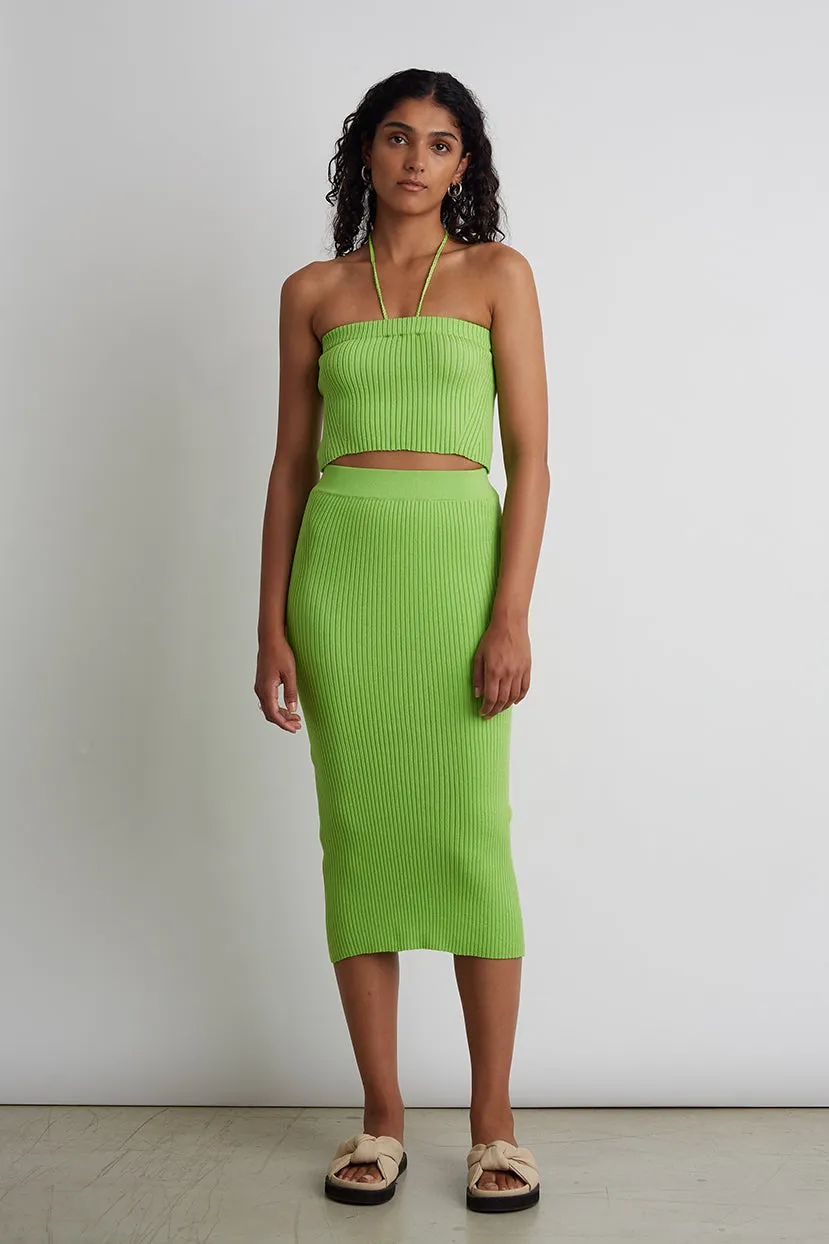 MIA TUBE SKIRT | LIME