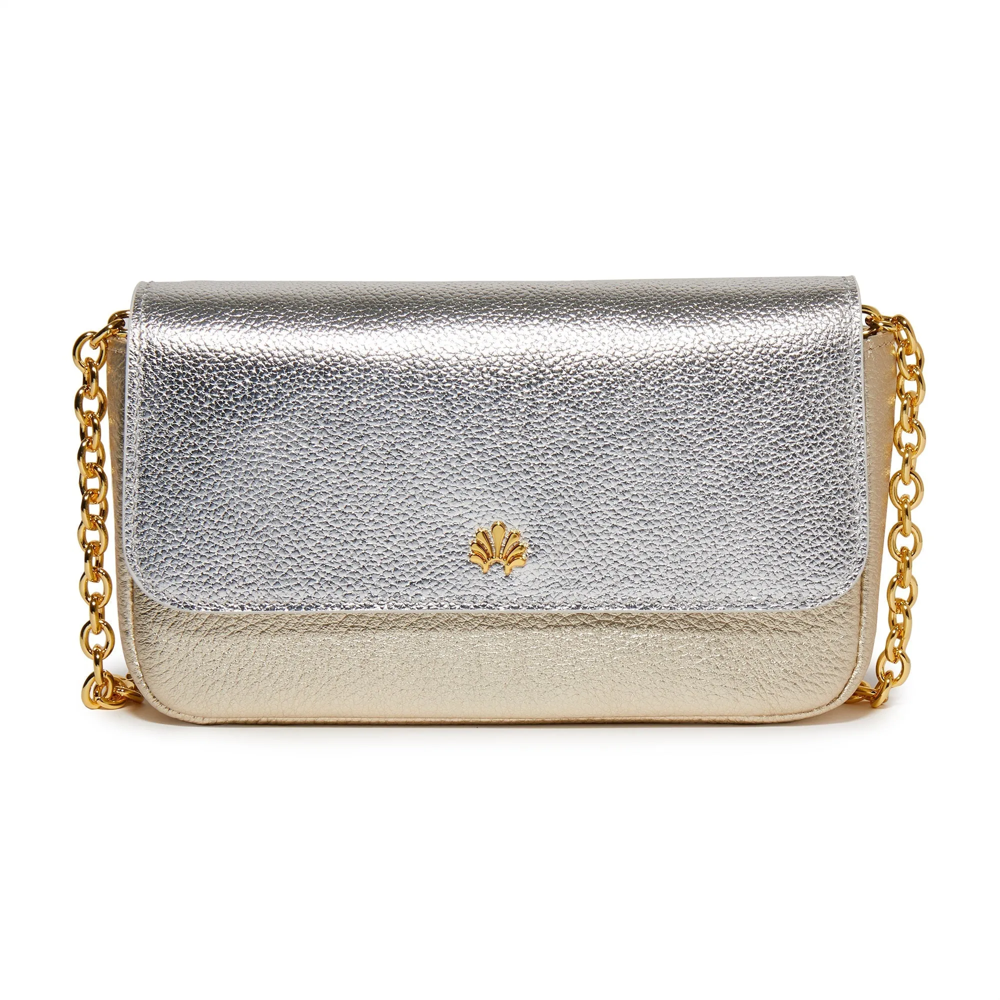 MIXED METALLIC BELEN COLORBLOCK BELT BAG