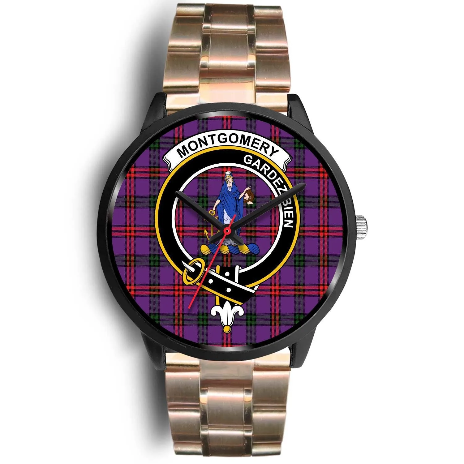 Montgomery Modern Clan Badge Tartan Black Watch