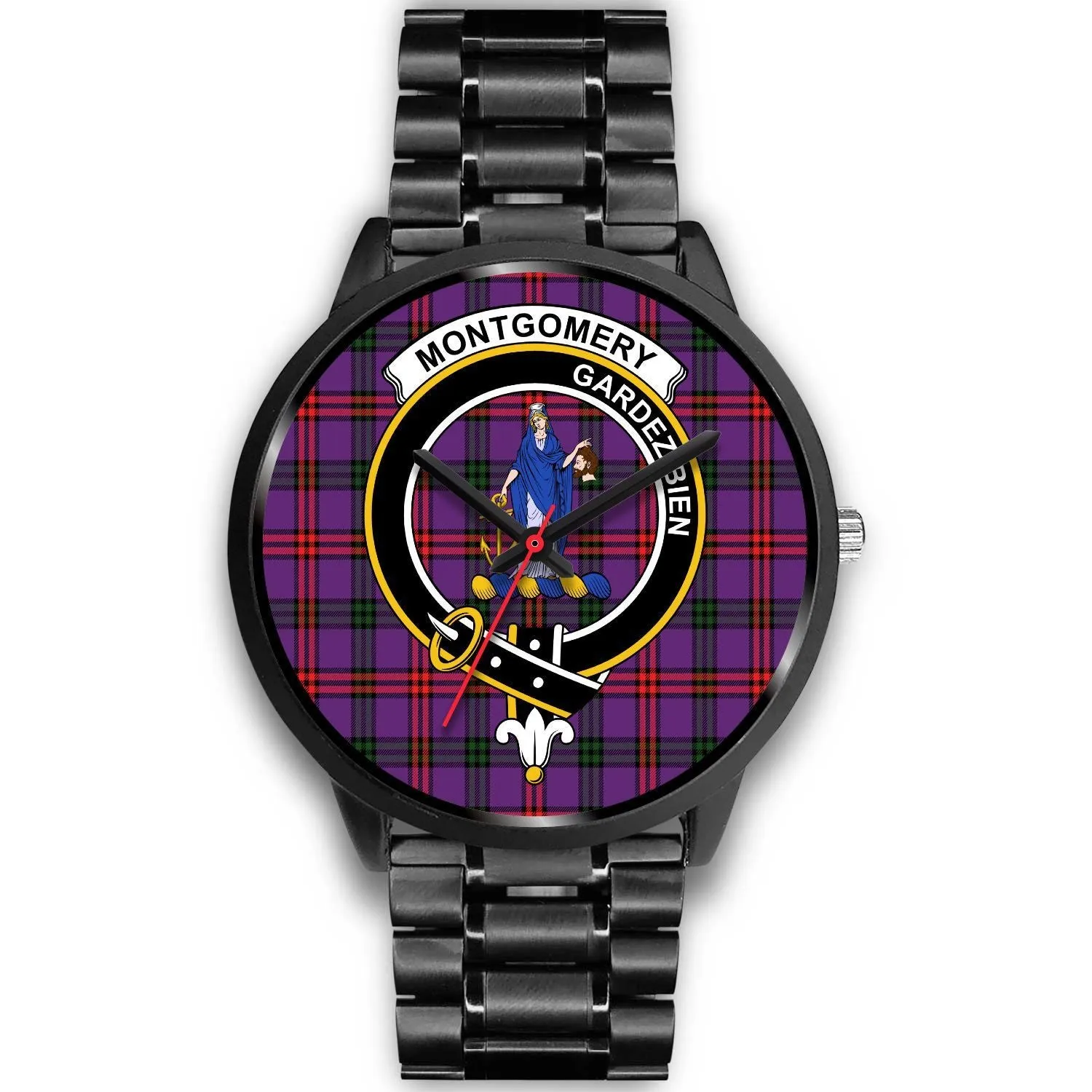 Montgomery Modern Clan Badge Tartan Black Watch