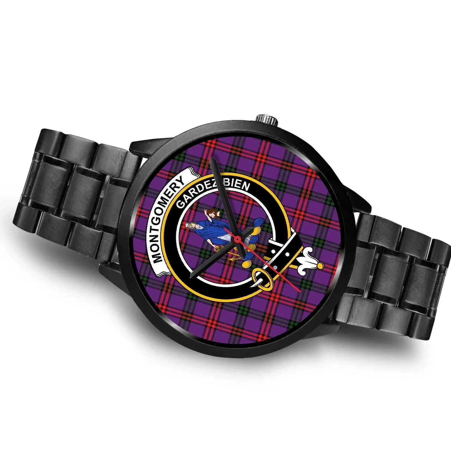 Montgomery Modern Clan Badge Tartan Black Watch