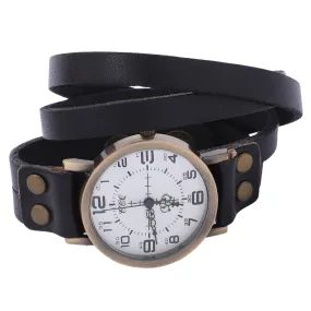 New fashion Vintage Leather Bracelet Wrist Watch