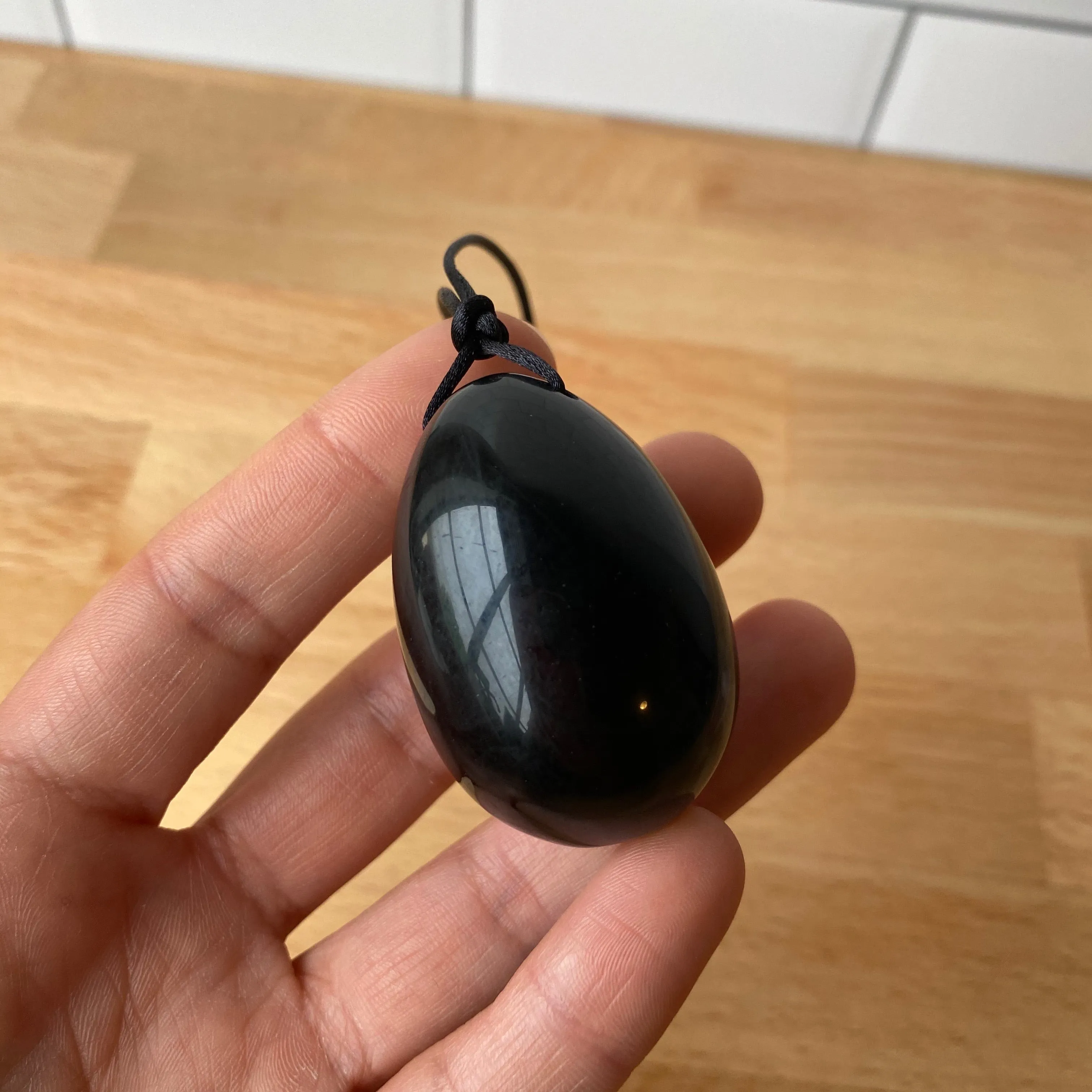 Obsidian Yoni Egg