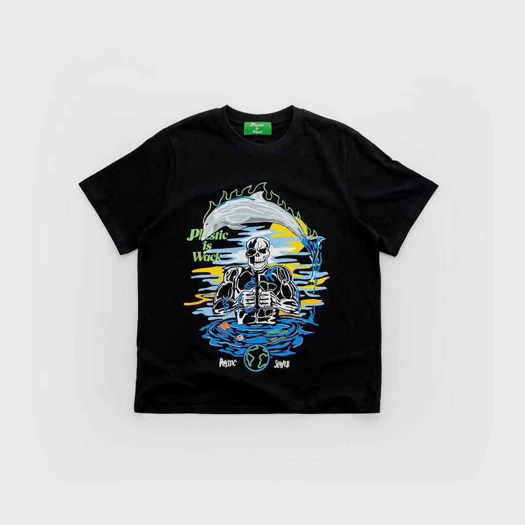 PLASTIC SLAYER TEE BLACK