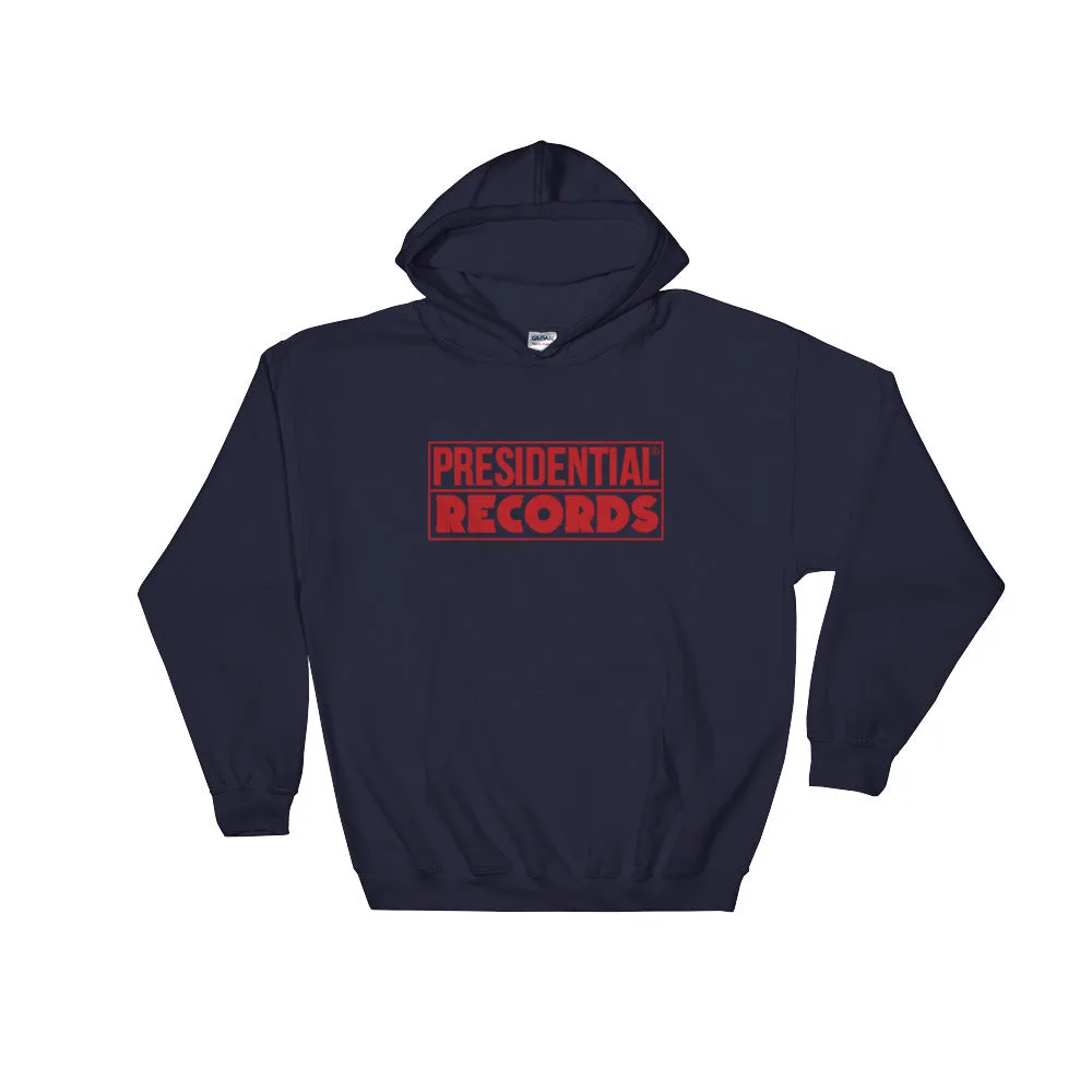 Presidential Records Red Hooded Sweatshirt