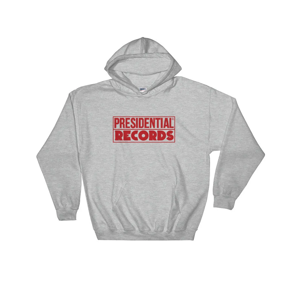 Presidential Records Red Hooded Sweatshirt