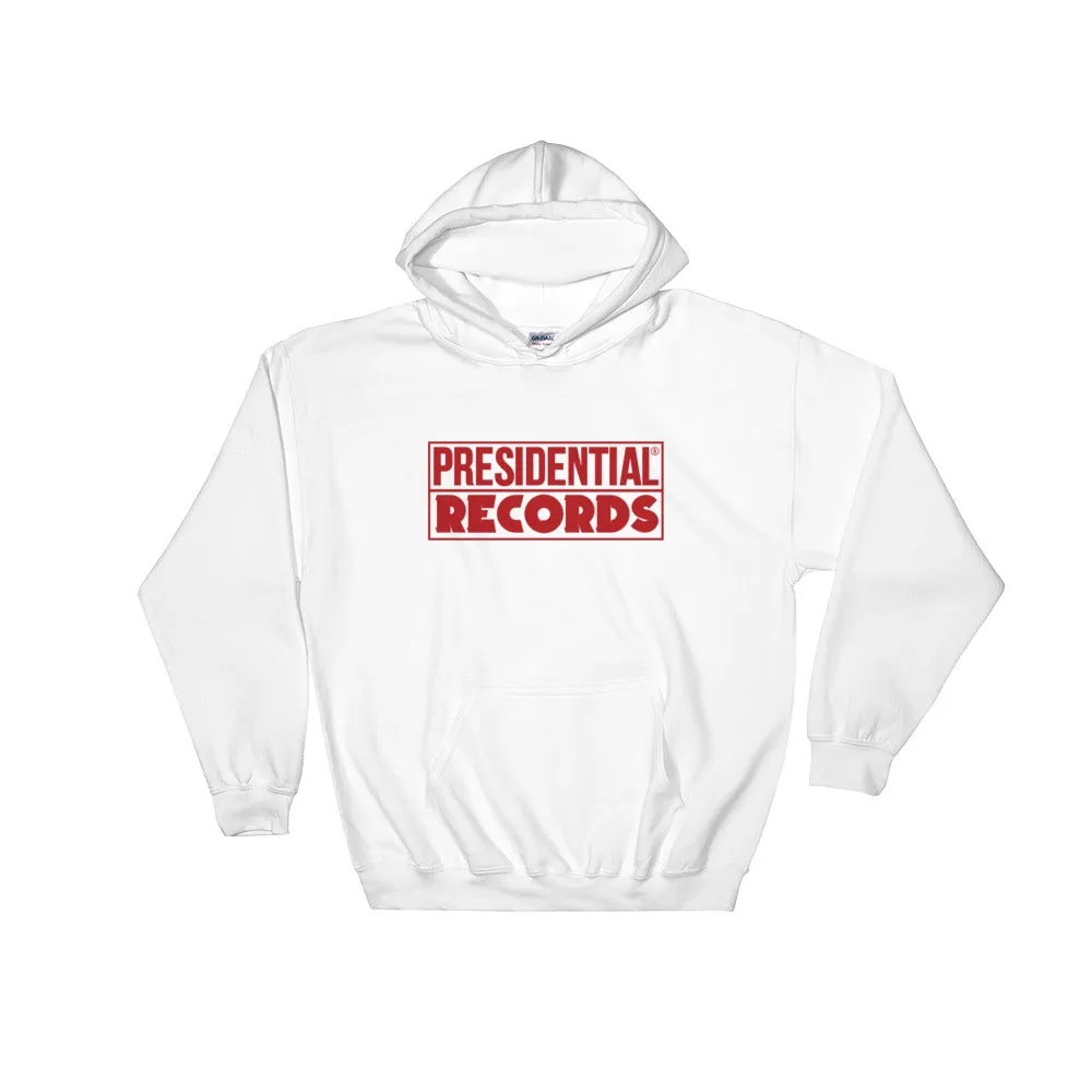 Presidential Records Red Hooded Sweatshirt