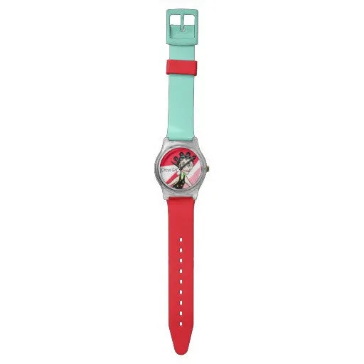 "CIRCUS GIRL" - Custom 2-Tone Wrist Watch