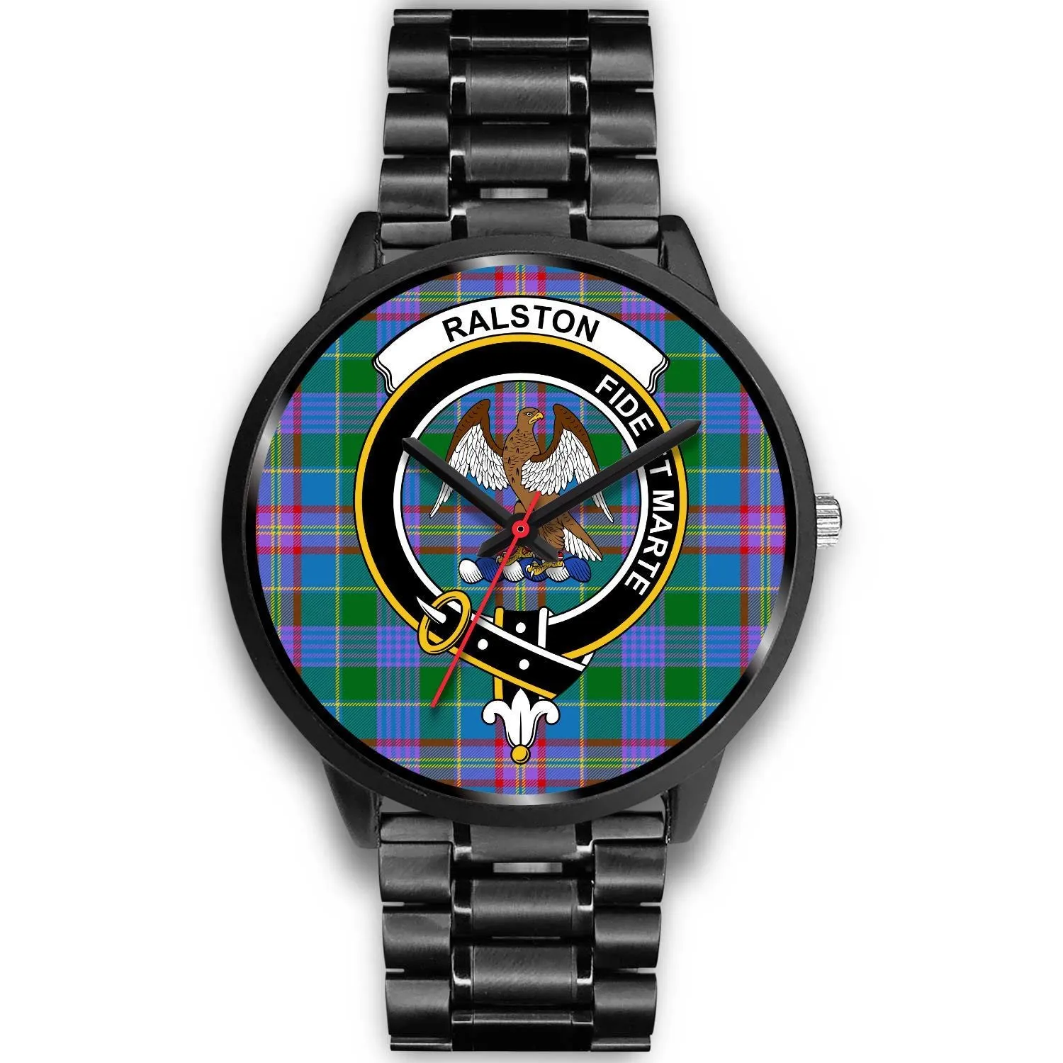 Ralston Clan Badge Tartan Black Watch