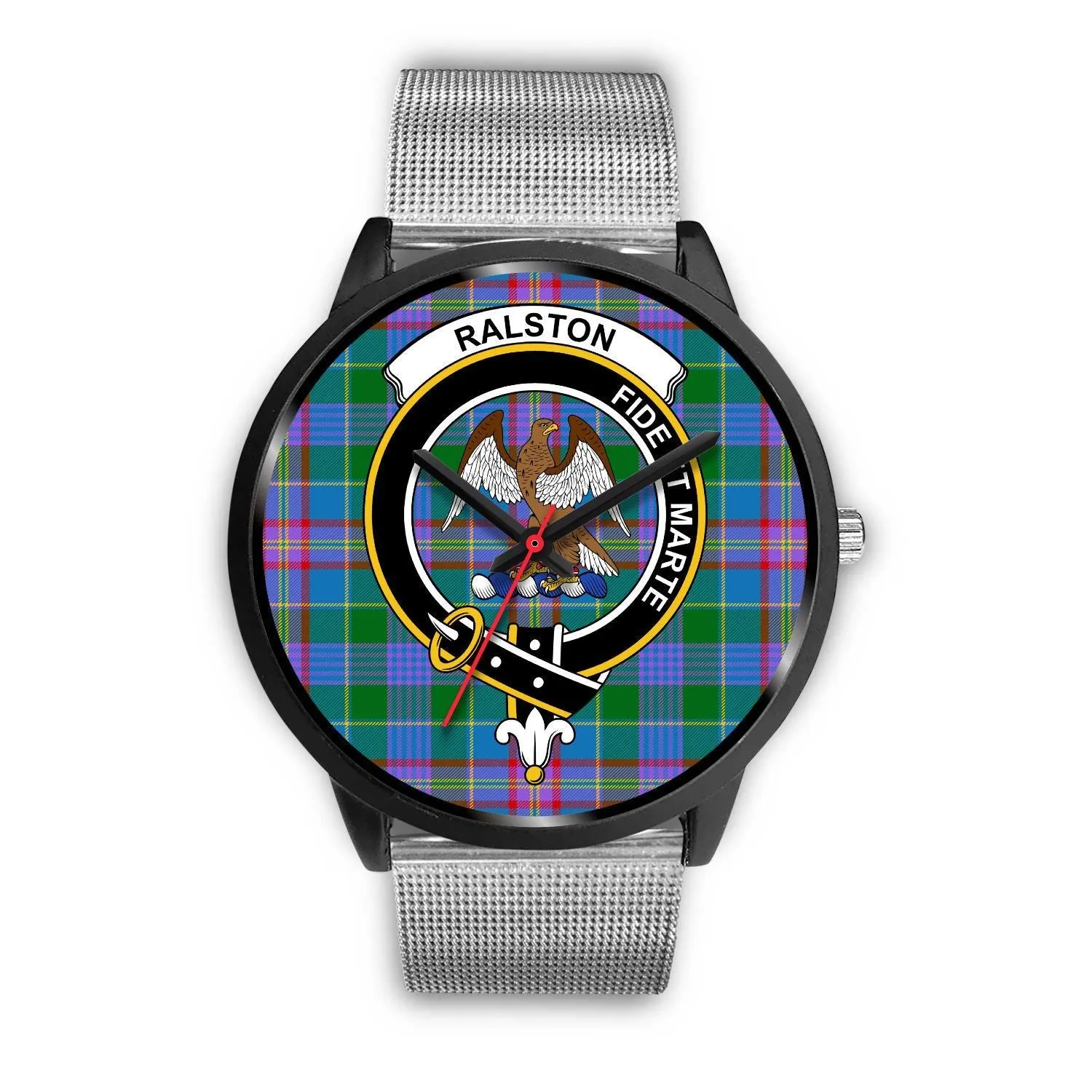 Ralston Clan Badge Tartan Black Watch