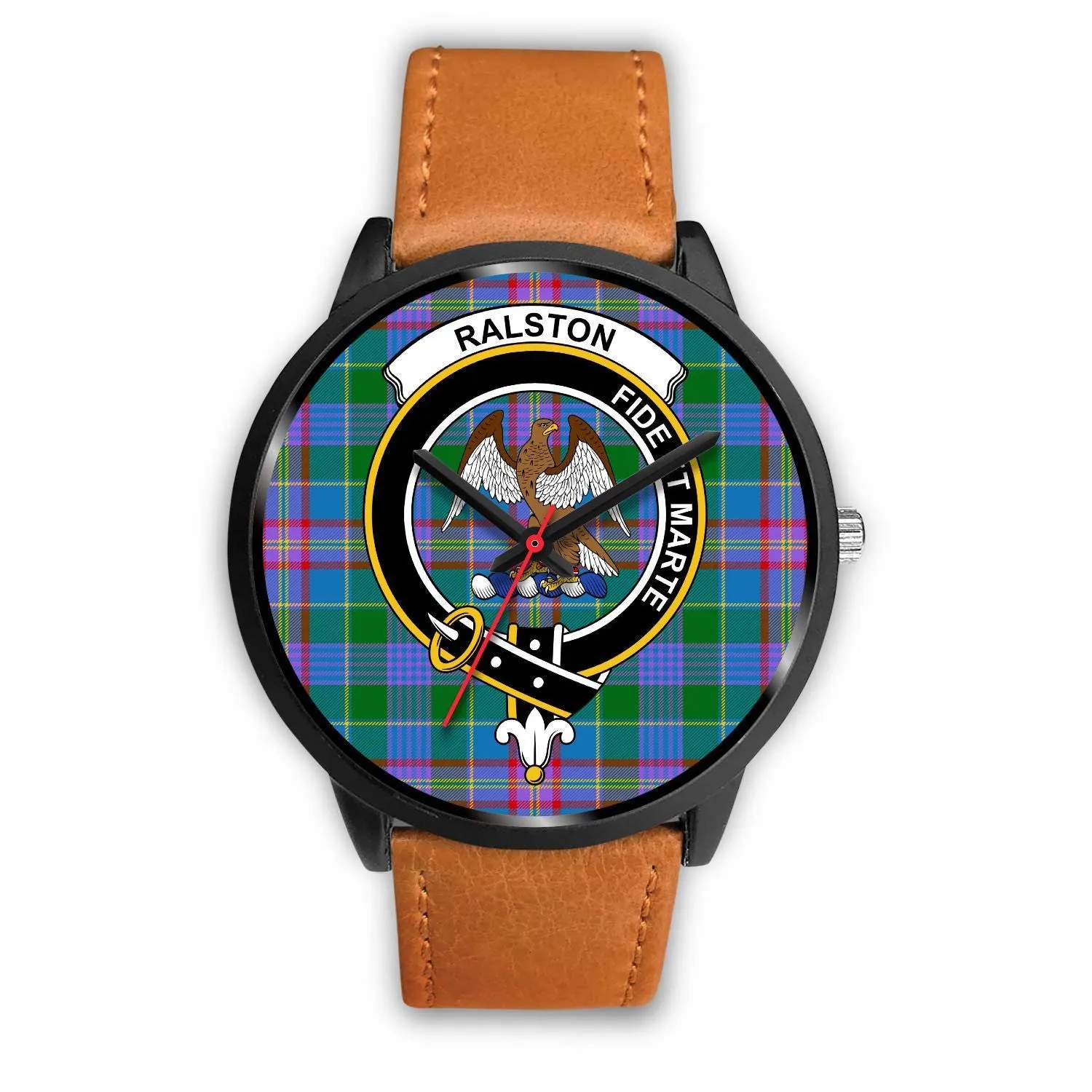 Ralston Clan Badge Tartan Black Watch