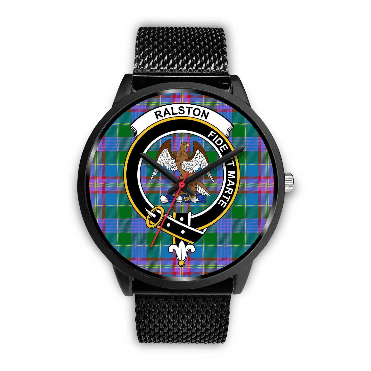 Ralston Clan Badge Tartan Black Watch