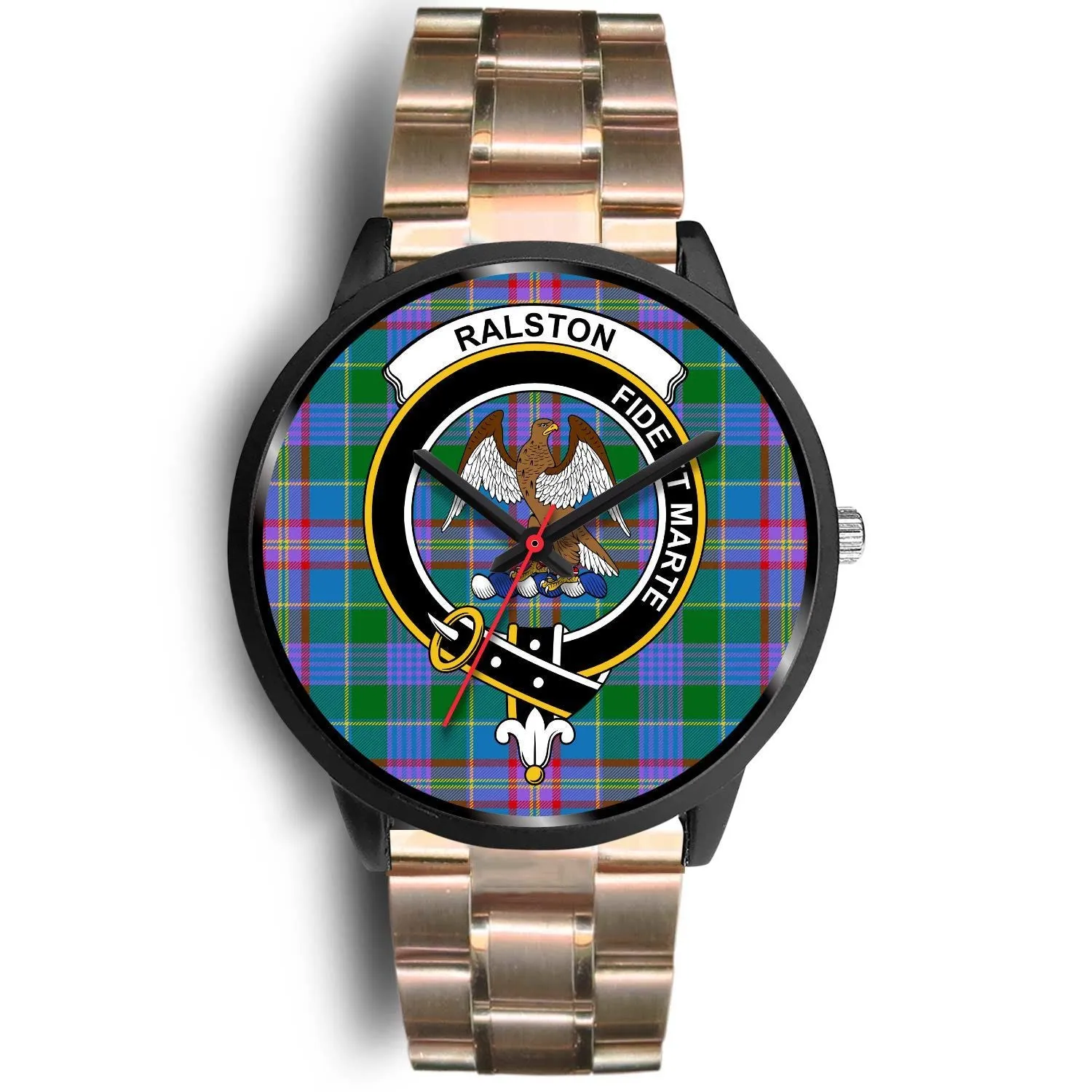 Ralston Clan Badge Tartan Black Watch