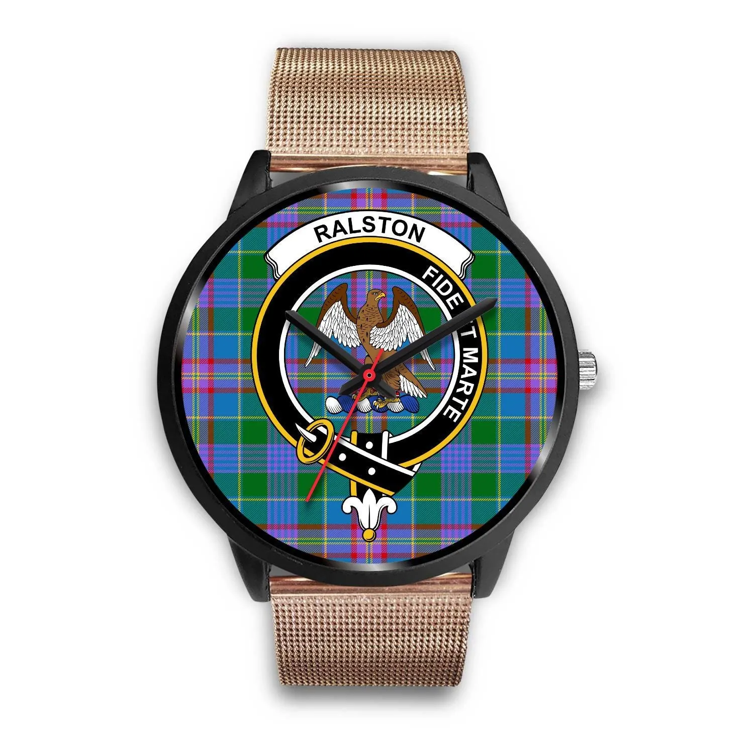 Ralston Clan Badge Tartan Black Watch