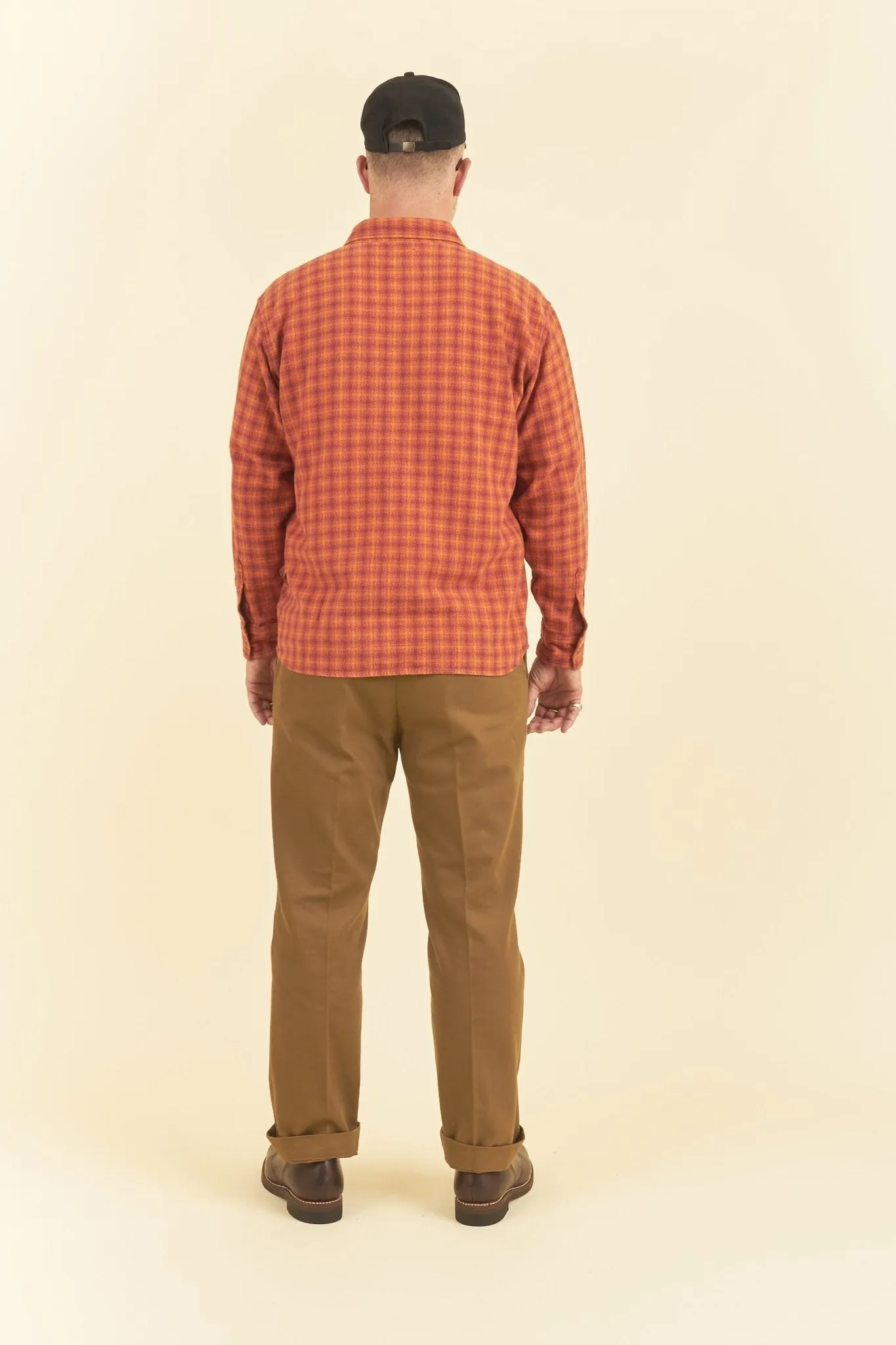 Rats Amundsen Cotton Check Shirt - Burgundy