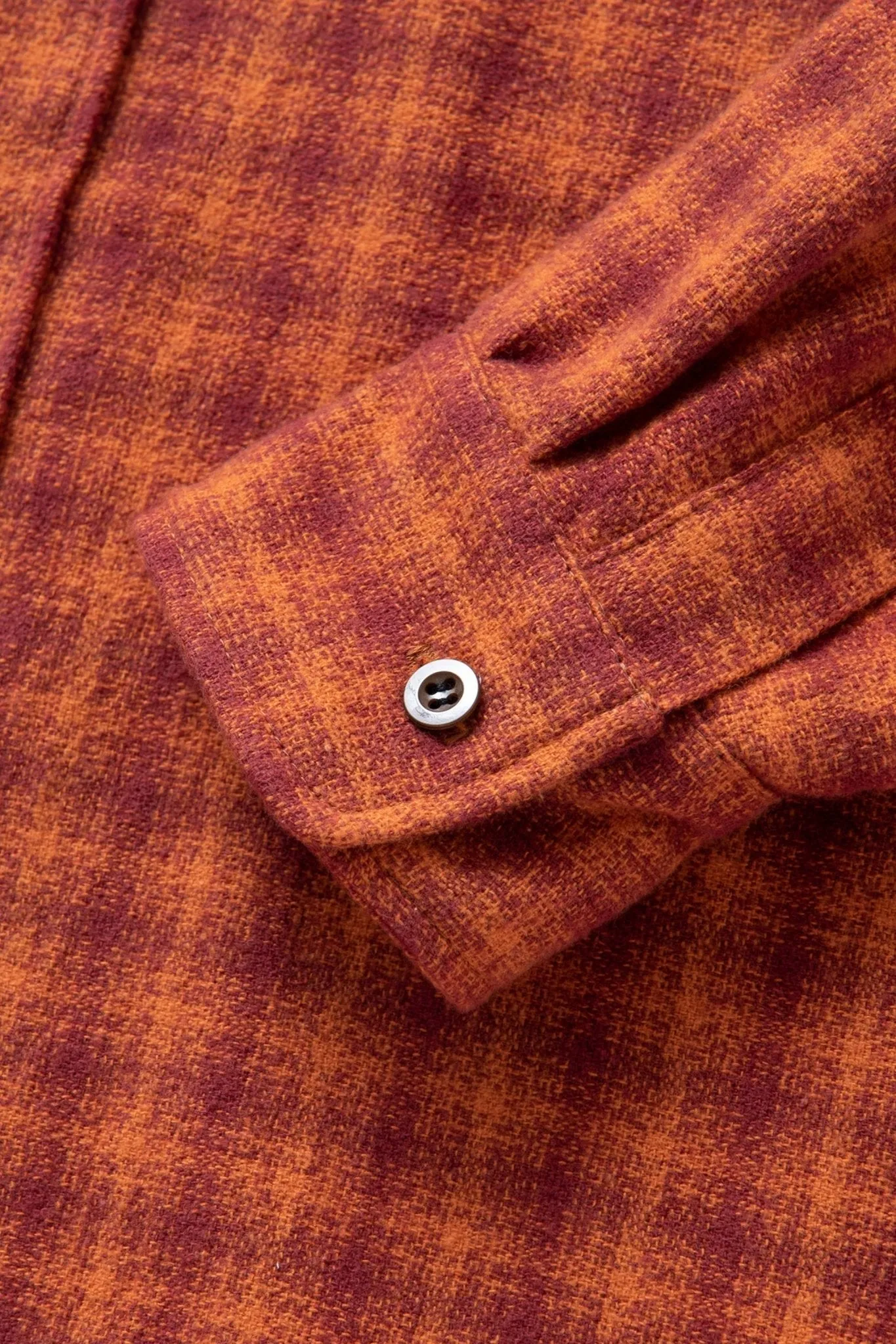 Rats Amundsen Cotton Check Shirt - Burgundy