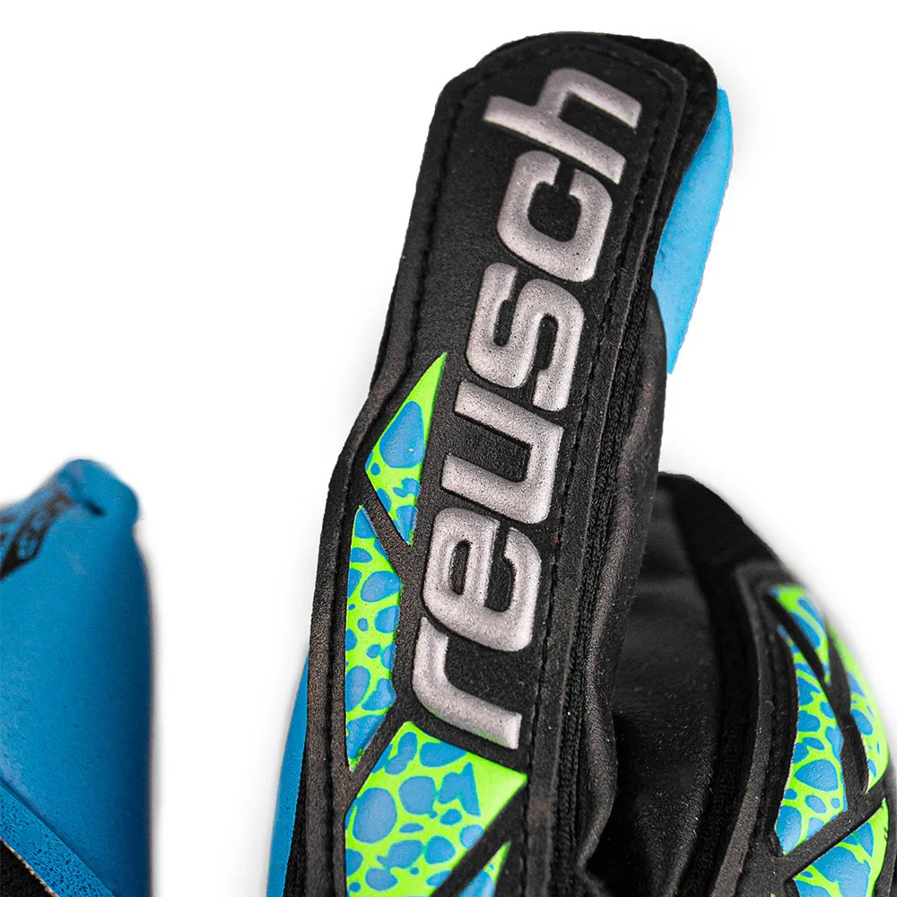 Reusch Attrakt Aqua GK Gloves (Black/Lime/Blue)