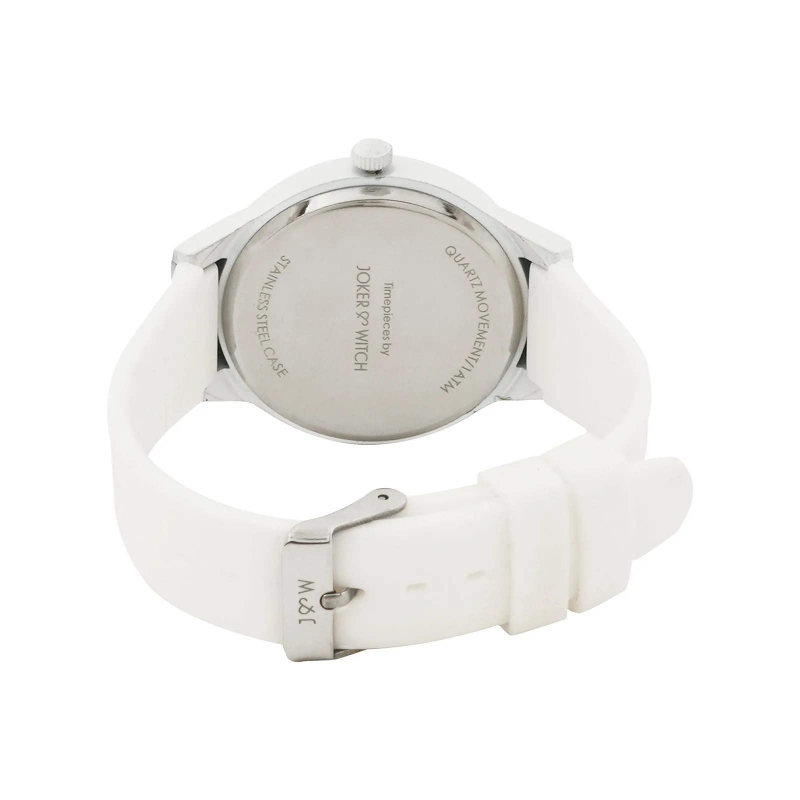 Riviera White Silicone Strap Watch