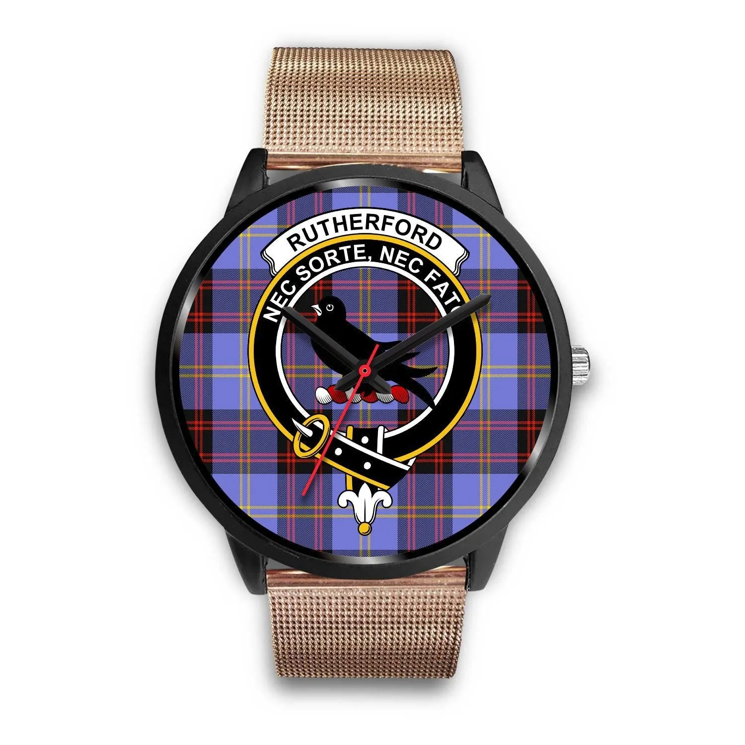 Rutherford Clan Badge Tartan Black Watch