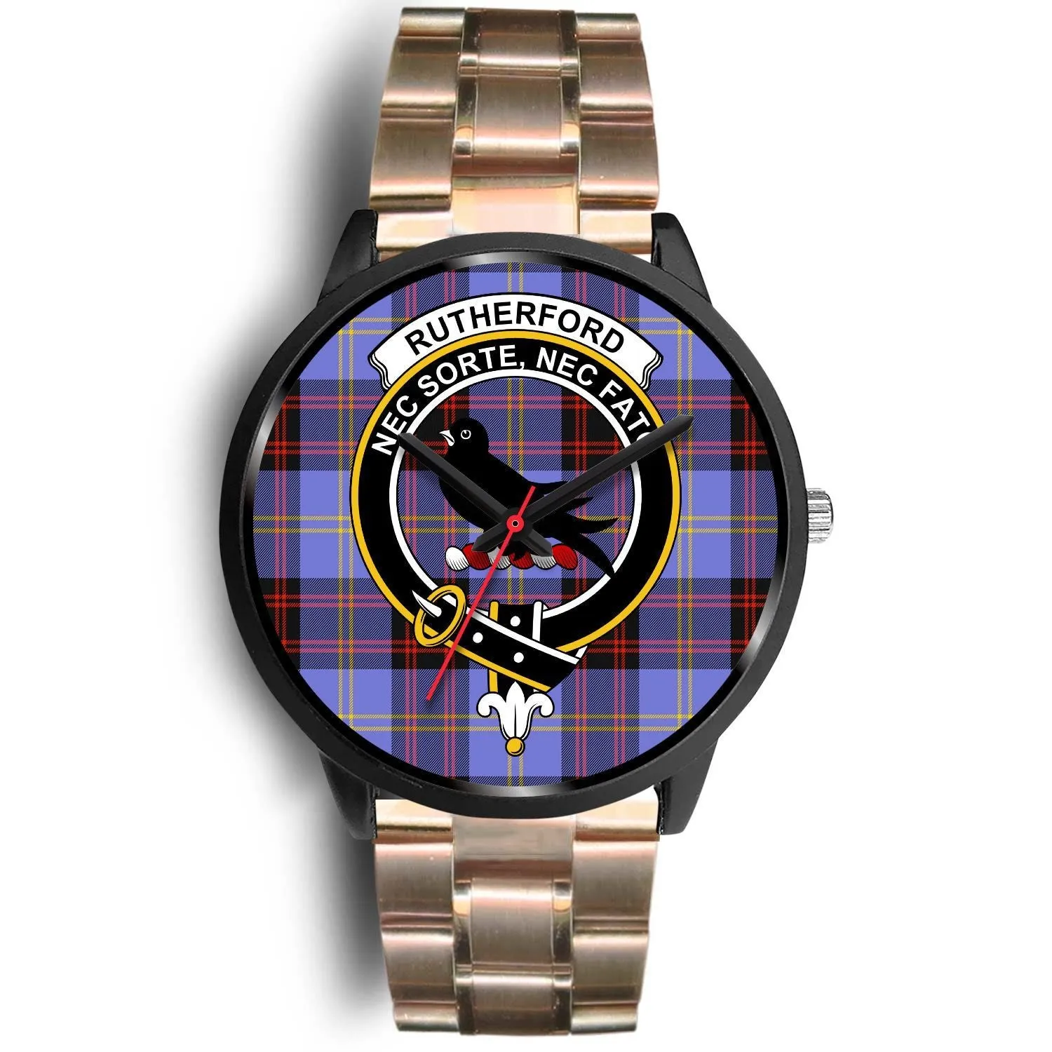 Rutherford Clan Badge Tartan Black Watch