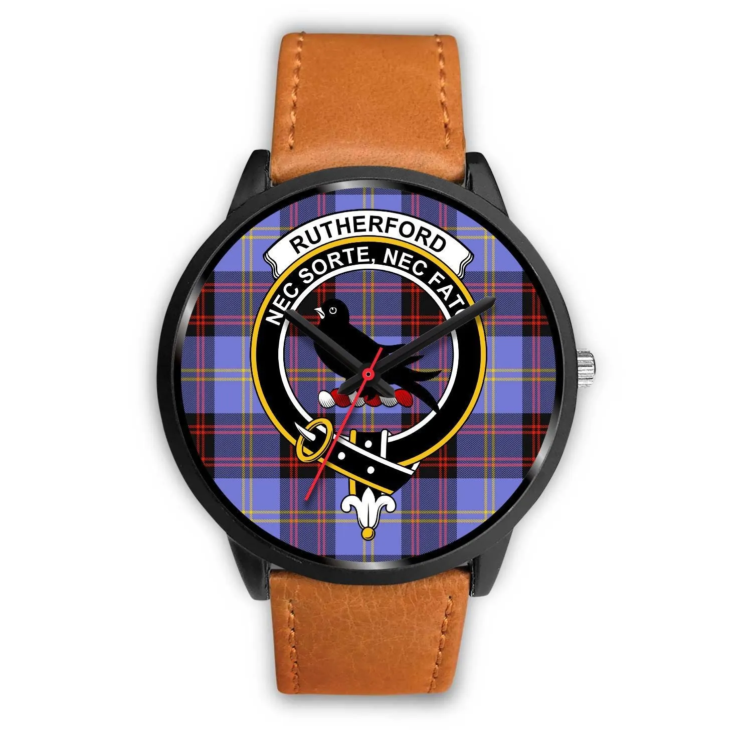 Rutherford Clan Badge Tartan Black Watch