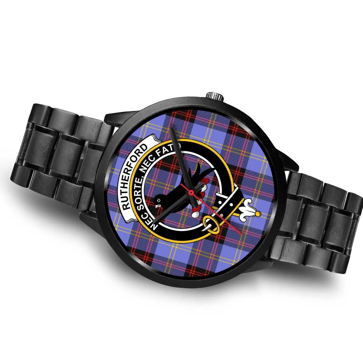 Rutherford Clan Badge Tartan Black Watch