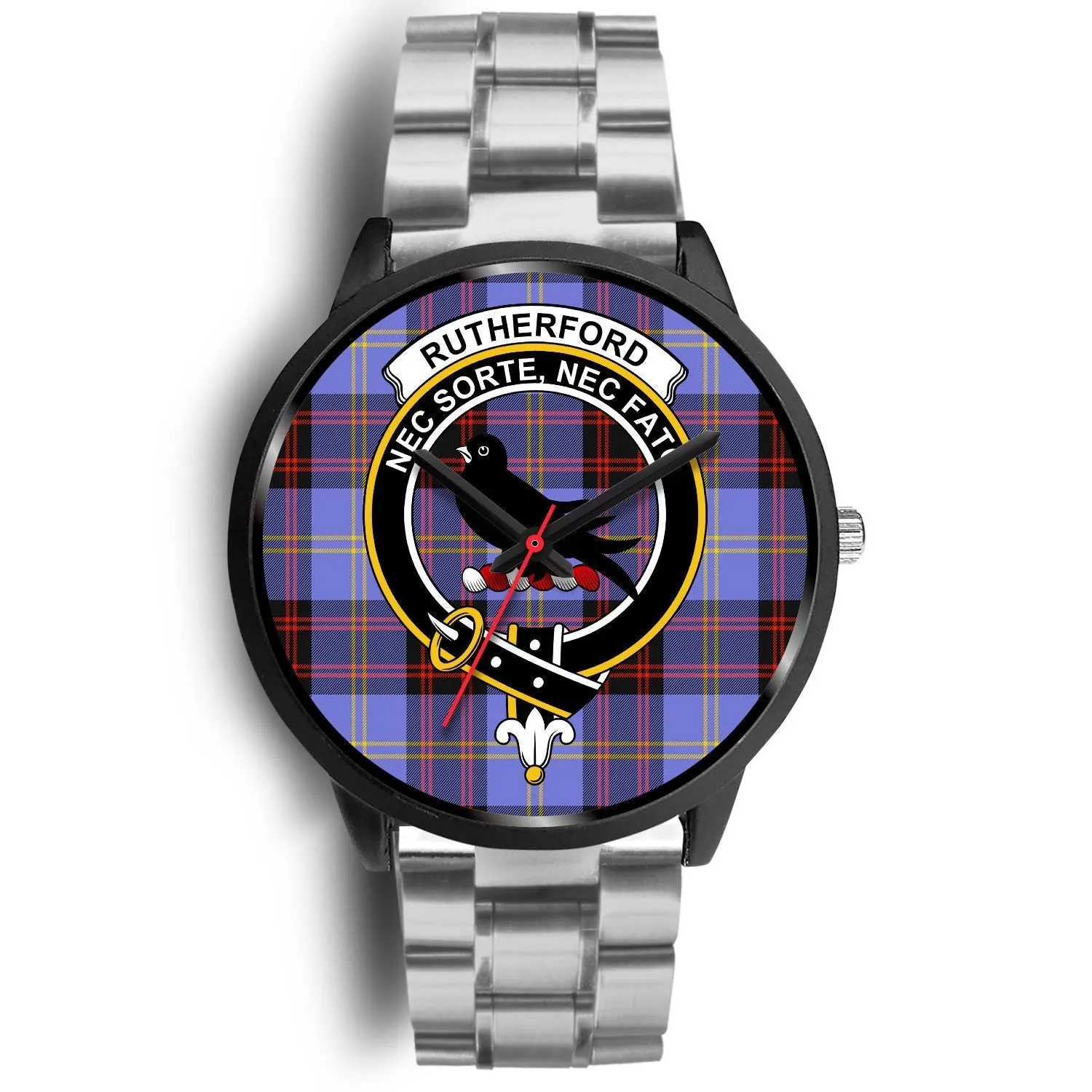 Rutherford Clan Badge Tartan Black Watch