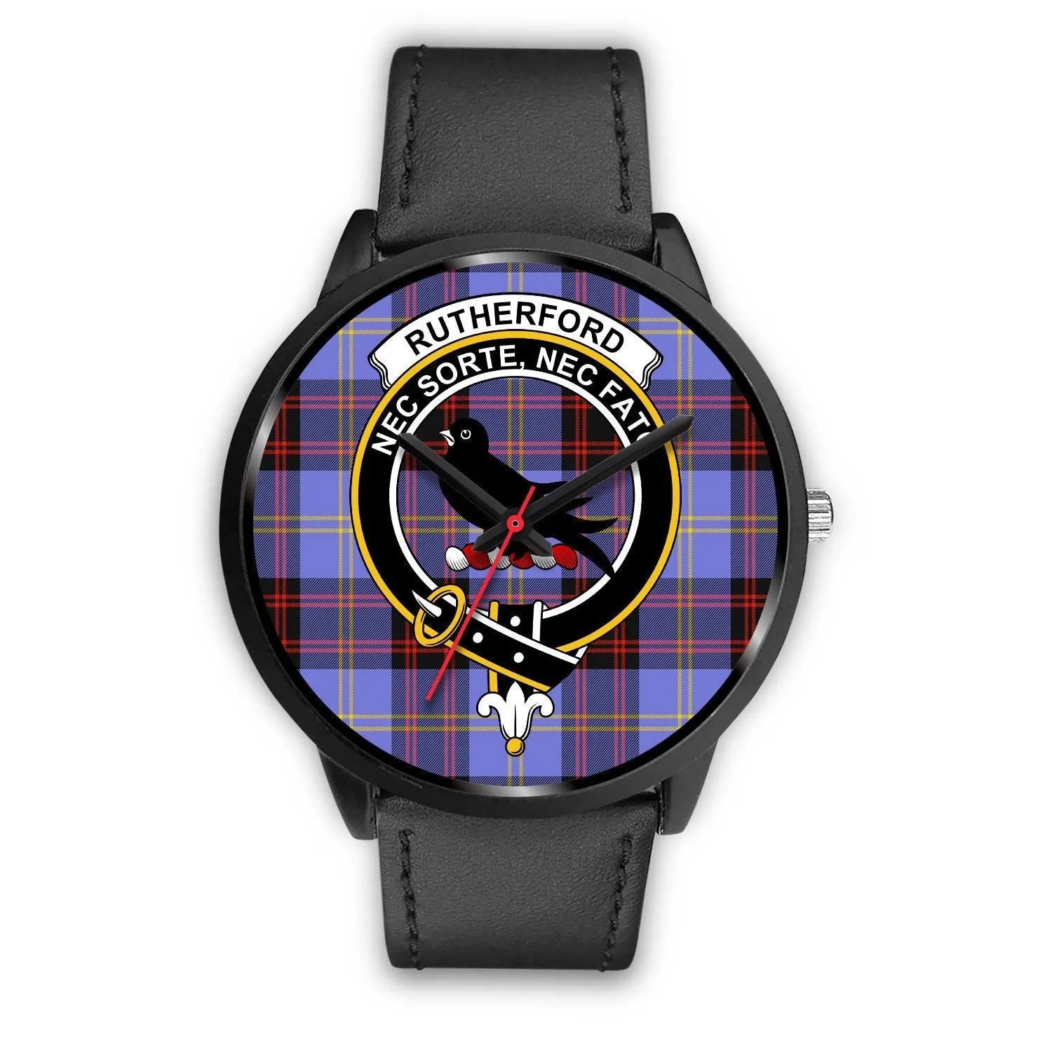 Rutherford Clan Badge Tartan Black Watch