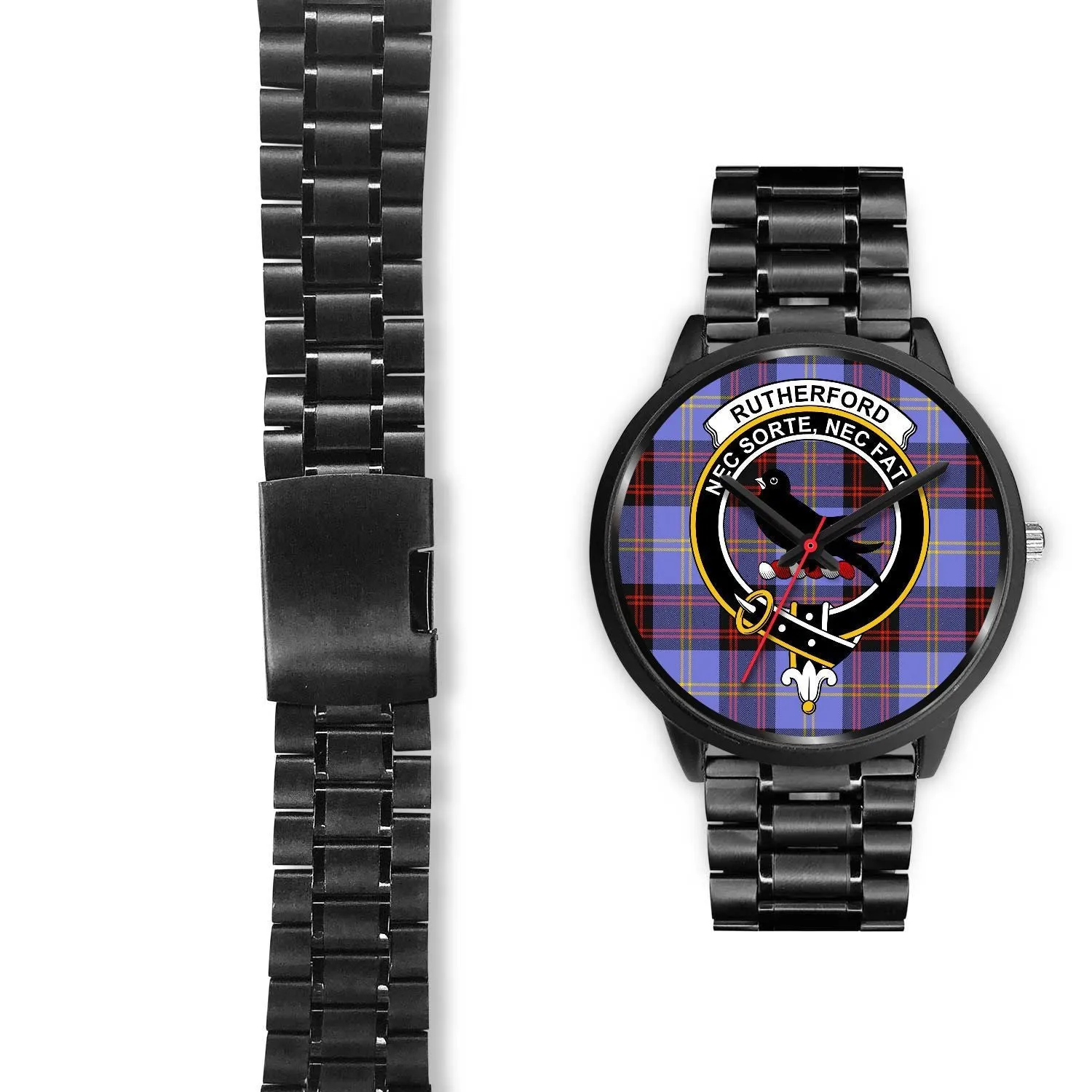 Rutherford Clan Badge Tartan Black Watch