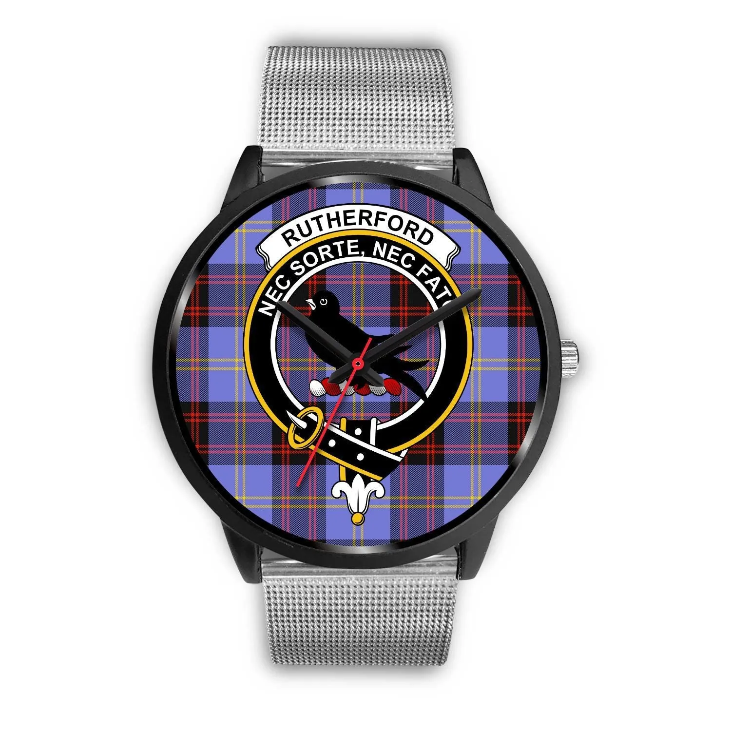 Rutherford Clan Badge Tartan Black Watch