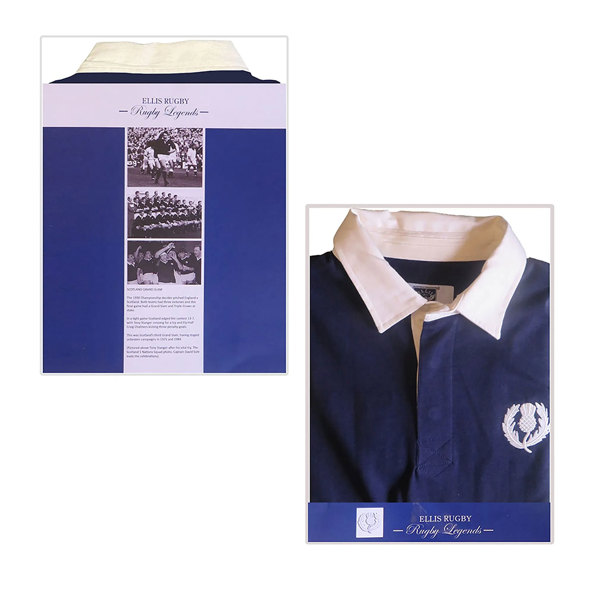 Scotland Rugby Shirt 1990 Grand Slam