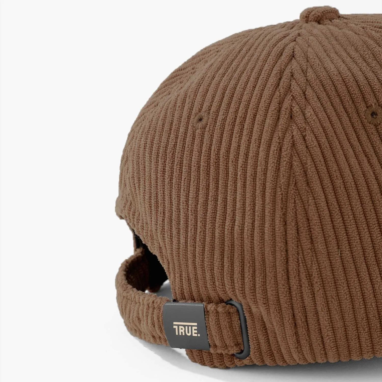 Script Logo Corduroy Cap - Brown