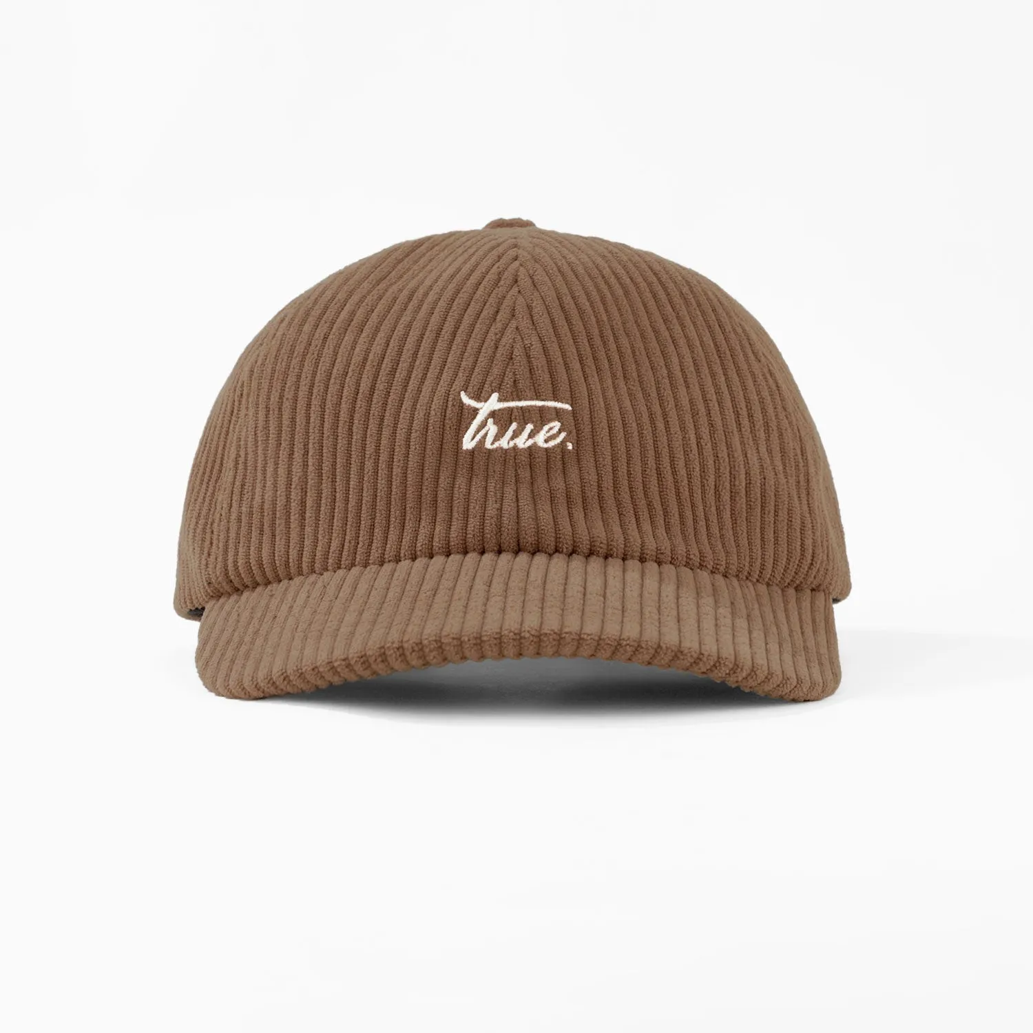 Script Logo Corduroy Cap - Brown