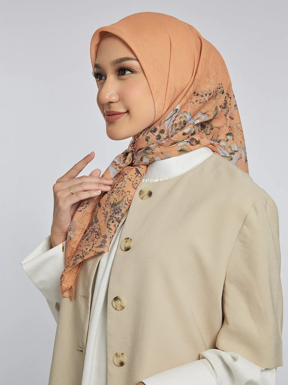 SENARA SIGNATURE SCARF TANGERINE