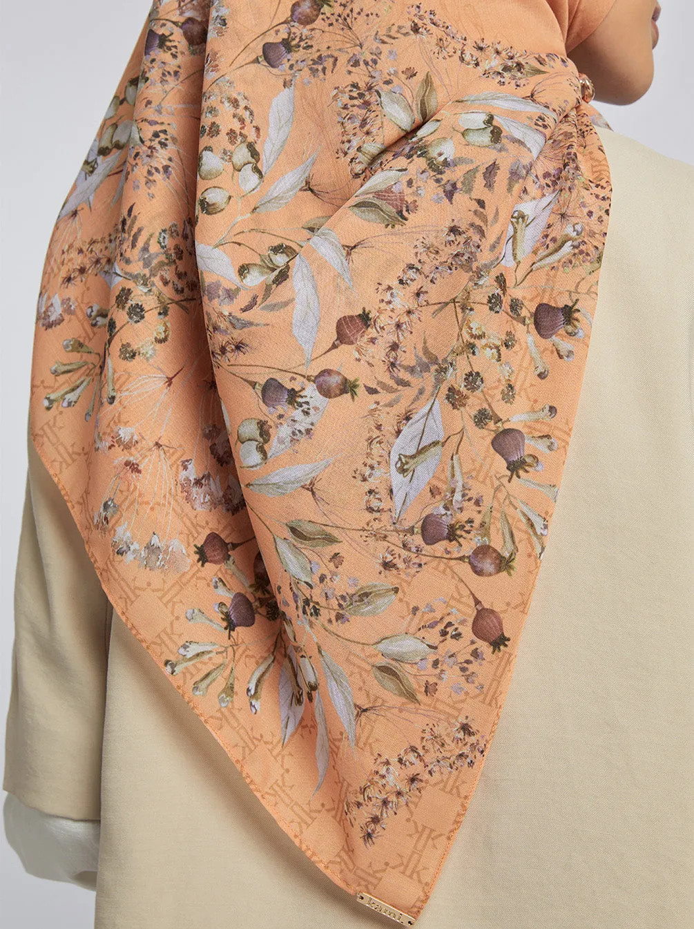 SENARA SIGNATURE SCARF TANGERINE