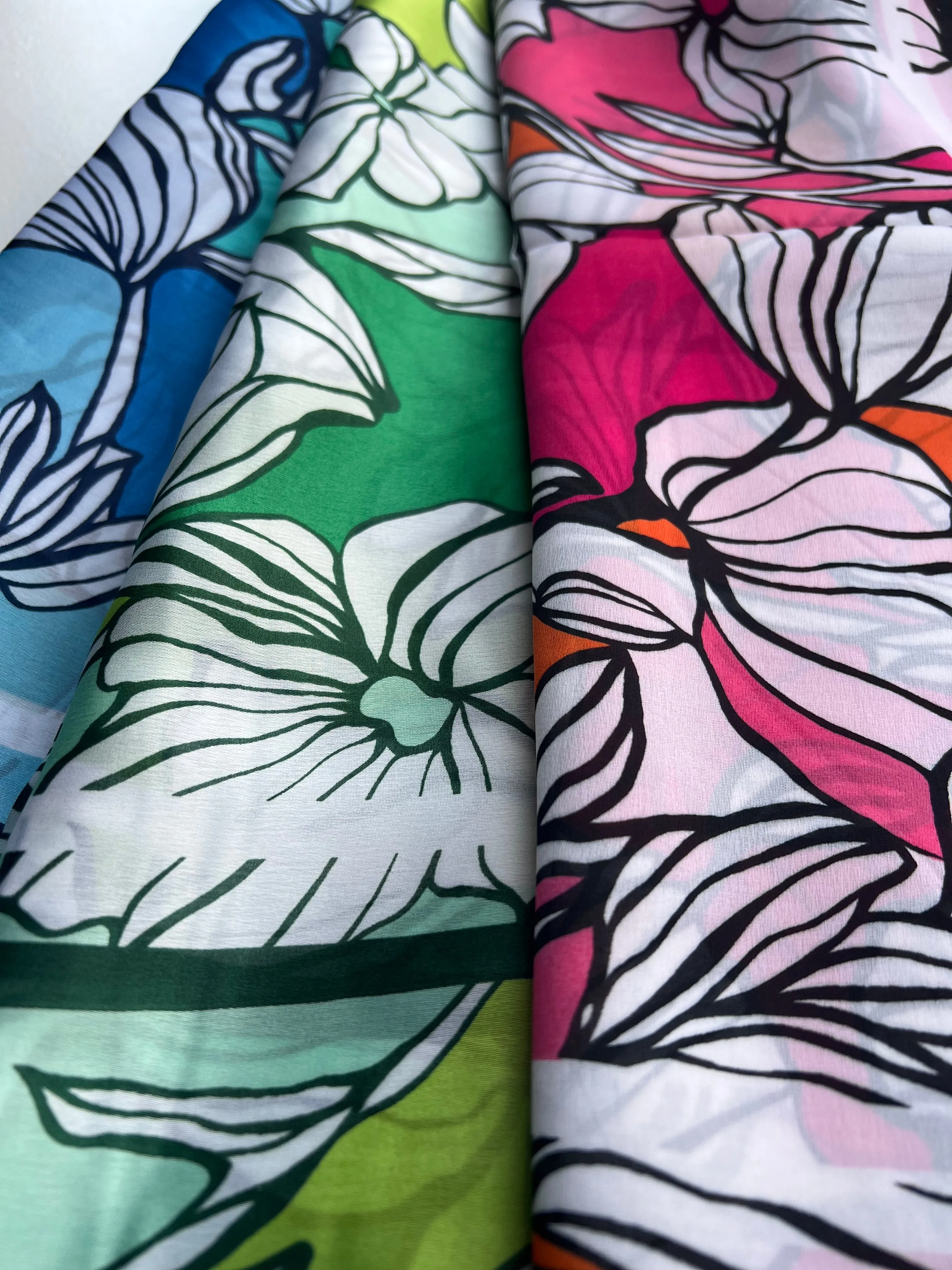 Silky Scarves | Hibiscus