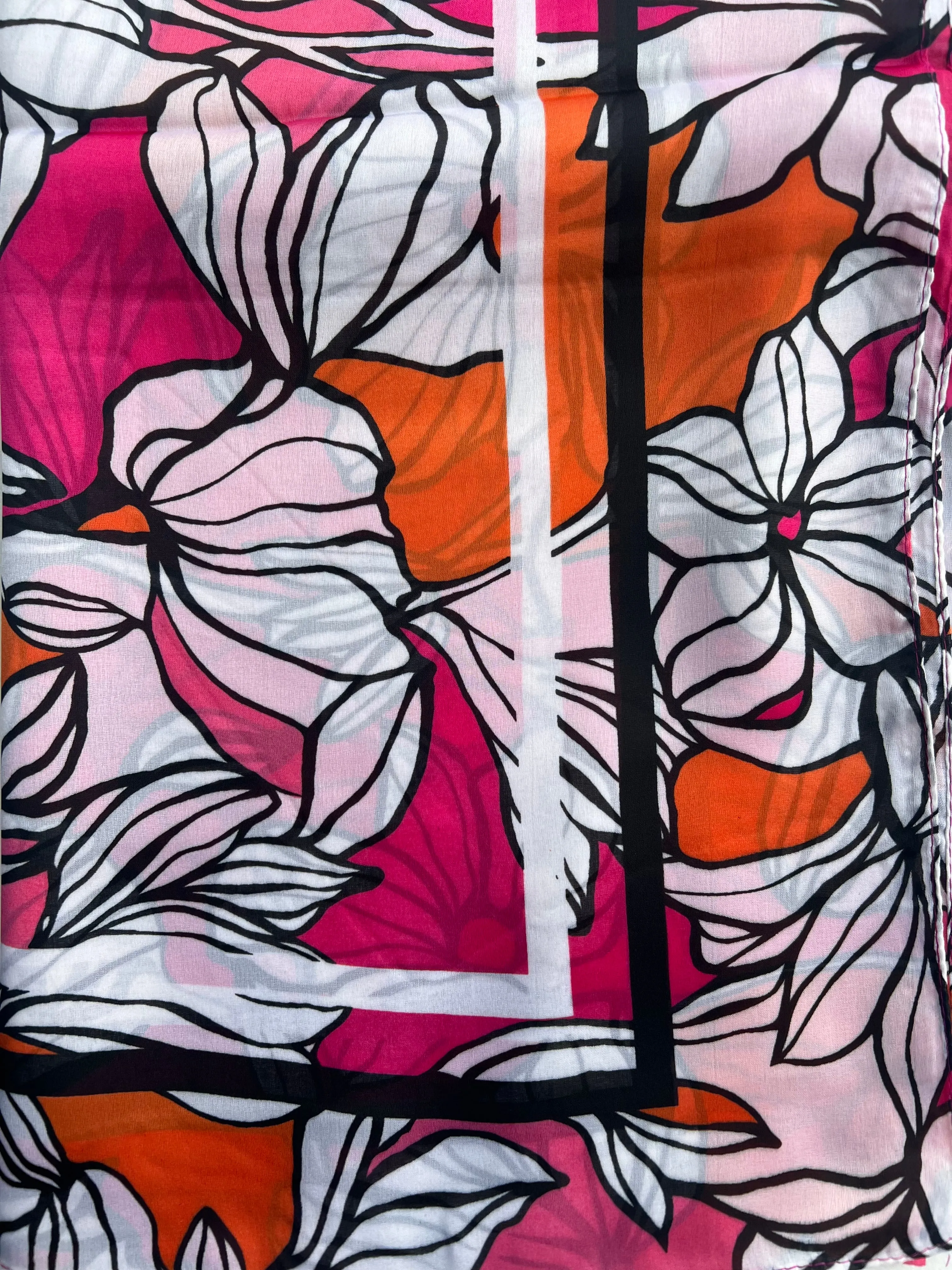 Silky Scarves | Hibiscus