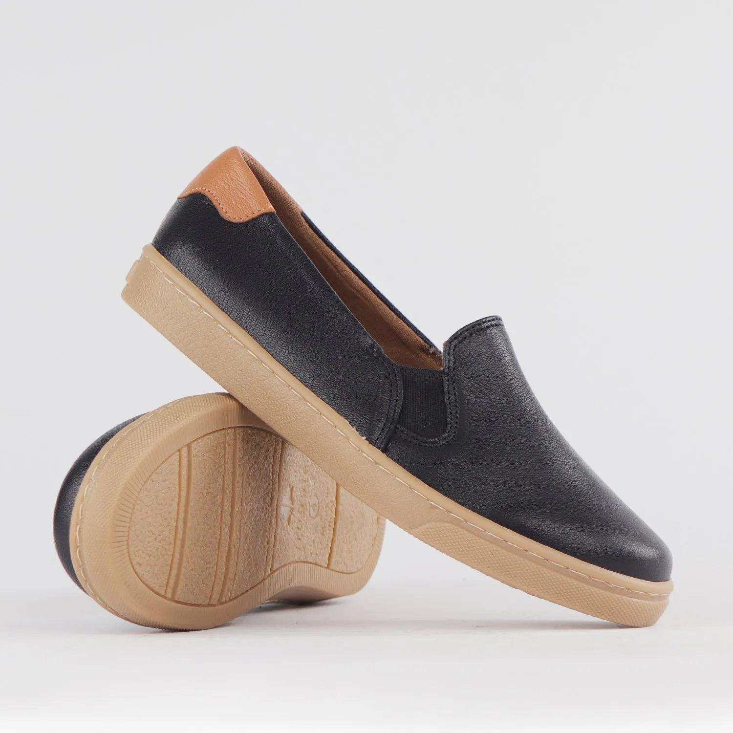 Slip-on Sneaker with Removable Footbed in Black Multi - 12750