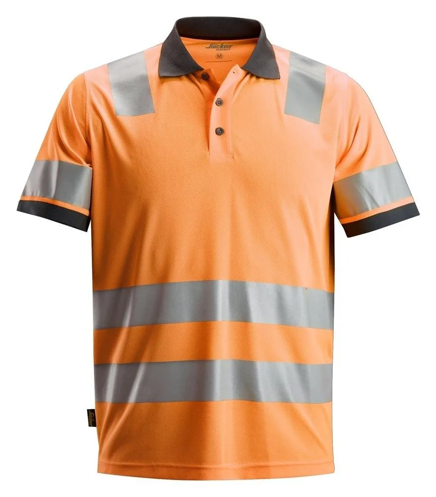 Snickers&#x20;2730&#x20;AllroundWork,&#x20;High-Vis&#x20;Polo&#x20;Shirt,&#x20;Class&#x20;2&#x20;-&#x20;High&#x20;Vis&#x20;Orange