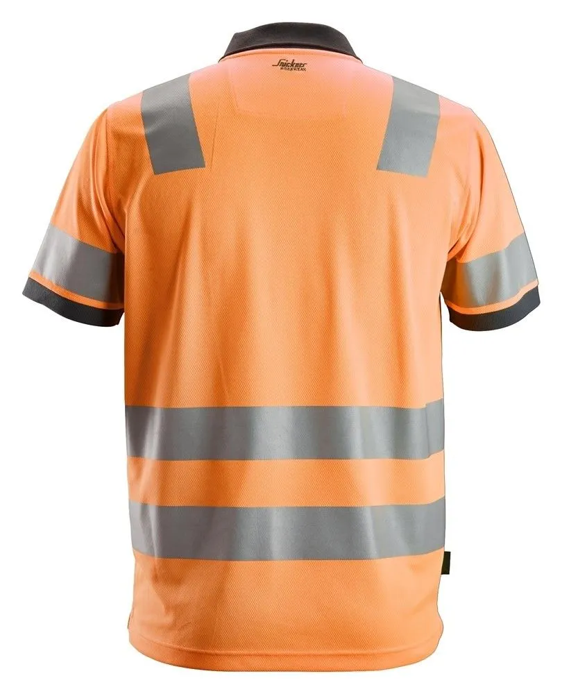 Snickers&#x20;2730&#x20;AllroundWork,&#x20;High-Vis&#x20;Polo&#x20;Shirt,&#x20;Class&#x20;2&#x20;-&#x20;High&#x20;Vis&#x20;Orange